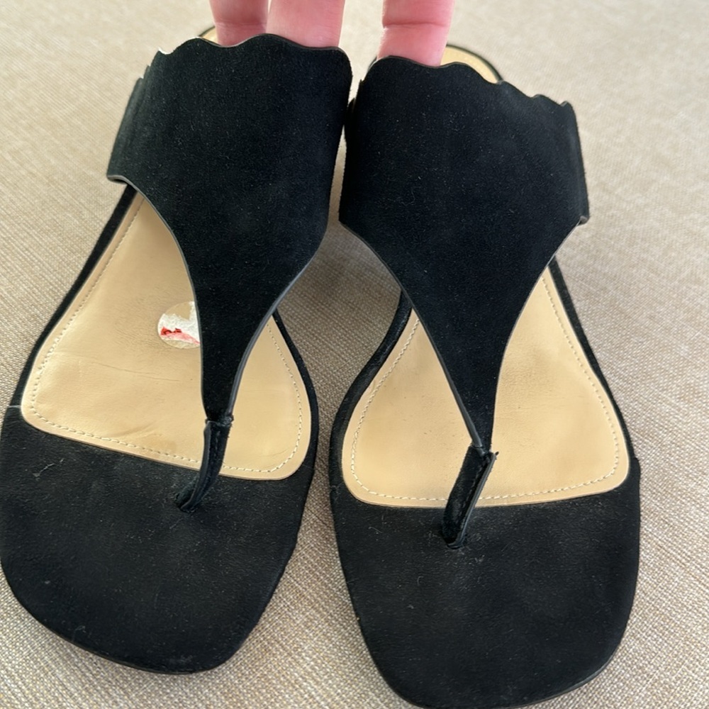 Marc Fischer Suede Sandles - 9 1/2 - Picture 7 of 10